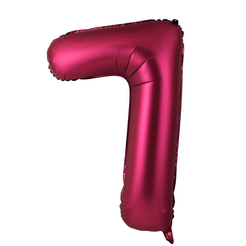 Ballon Chiffre XXL Bordeaux7