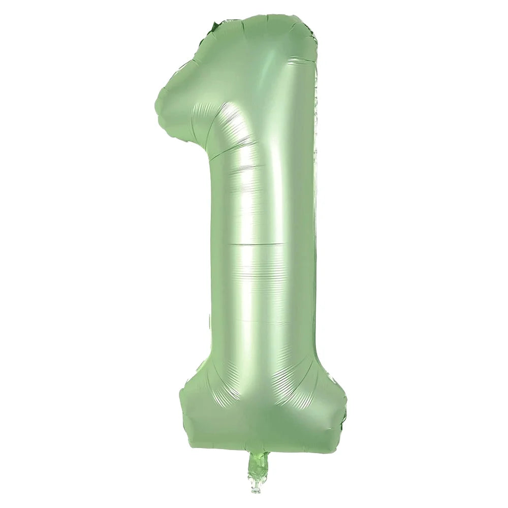 Ballon Chiffre XXL Vert Sauge1