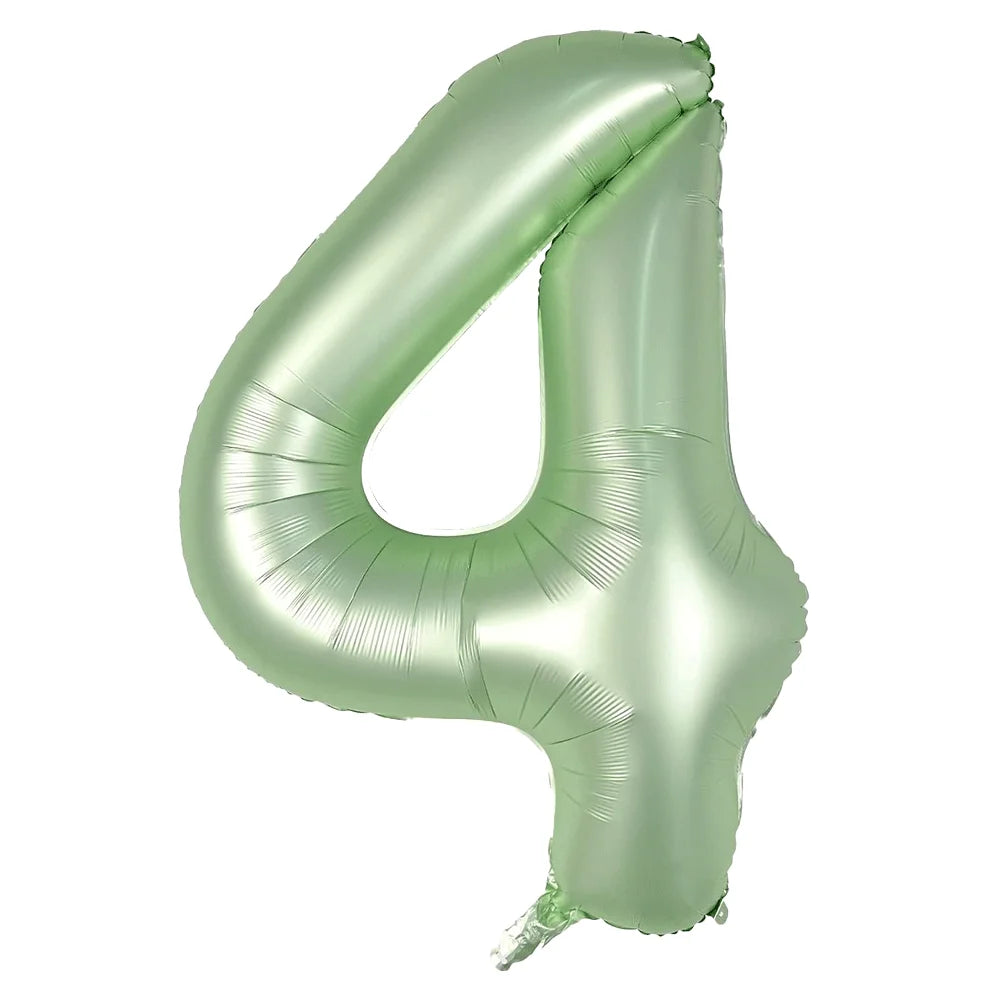 Ballon Chiffre XXL Vert Sauge4