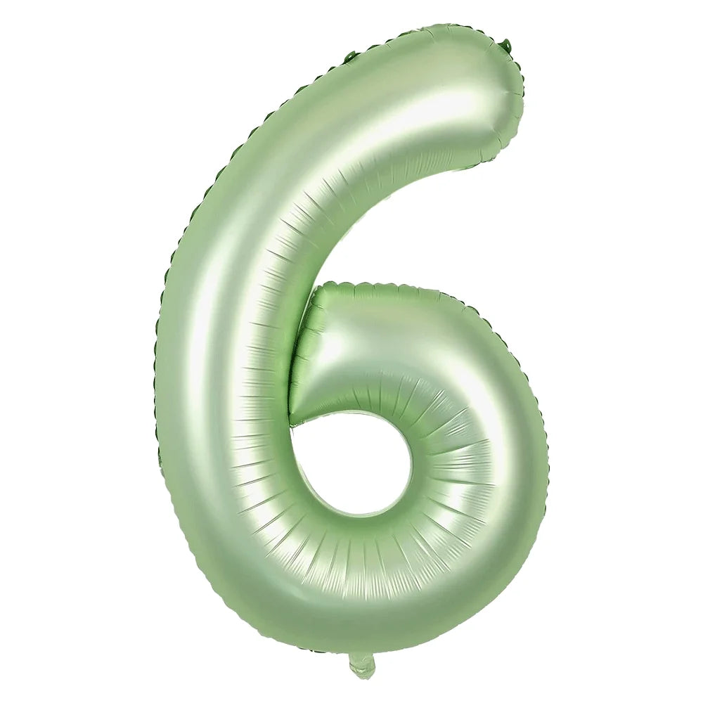 Ballon Chiffre XXL Vert Sauge6