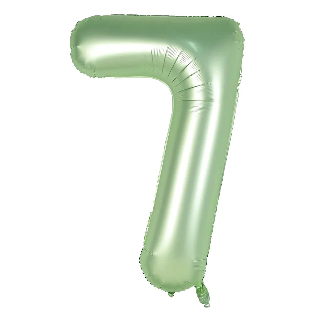 Ballon Chiffre XXL Vert Sauge7
