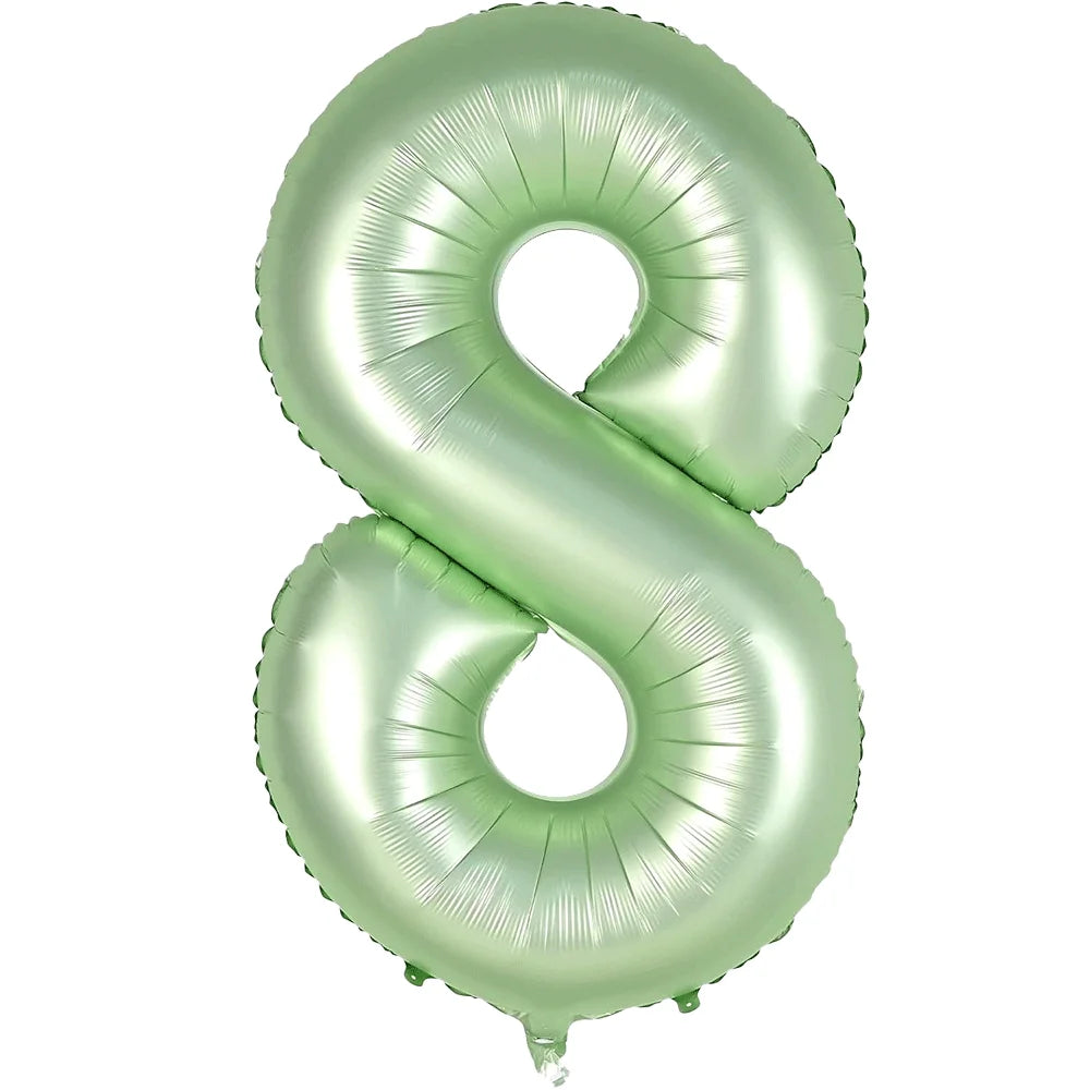 Ballon Chiffre XXL Vert Sauge8
