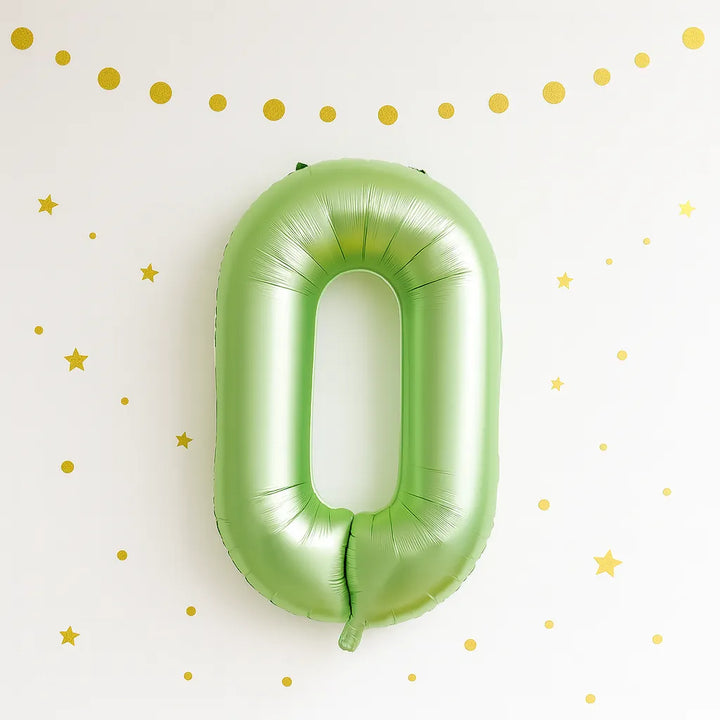 Ballon Chiffre XXL Vert Sauge 1