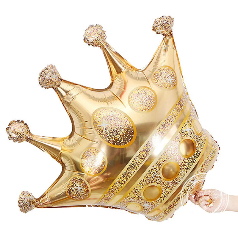 Ballon Couronne Doré Pratique