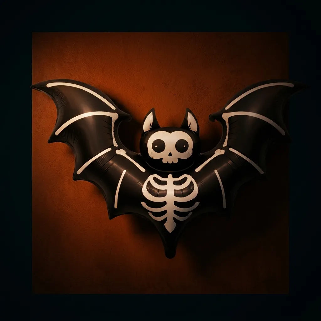 Ballon Déco Chauve-Souris Squelette Unique