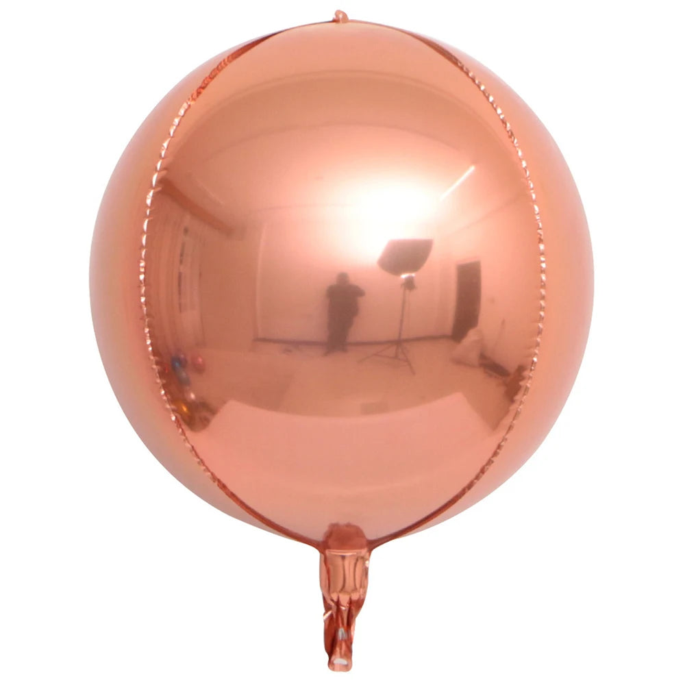 Ballon Décoratif Rose Gold 4D Mariage Unique