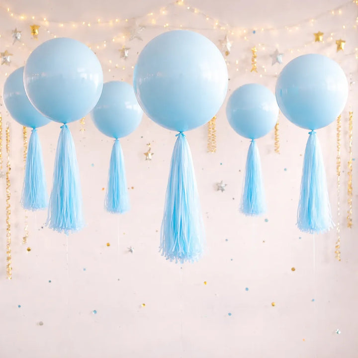 Ballon Géant Bleu Pastel