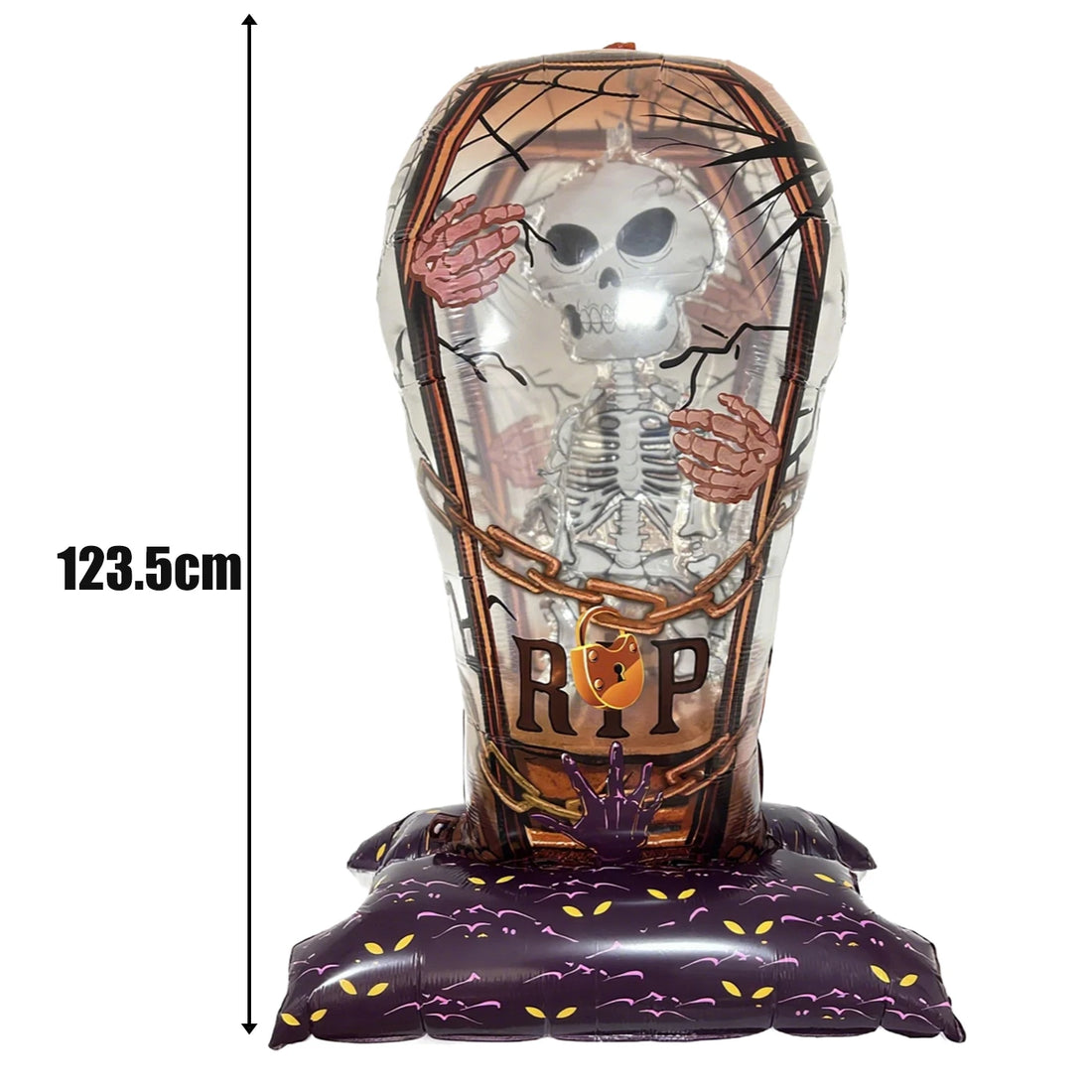 Ballon Géant Halloween Cercueil Chic