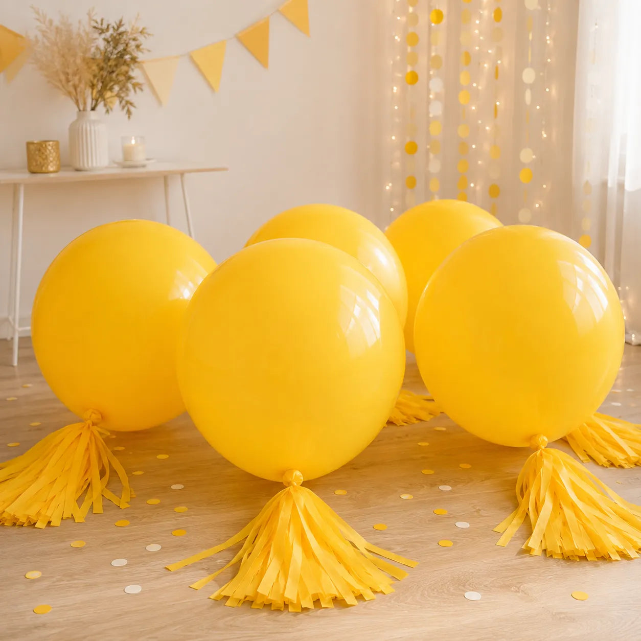 Ballon Géant Jaune Beau