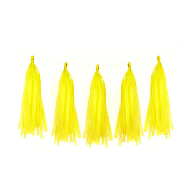 Ballon Géant Jaune Franges