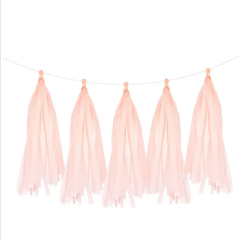 Ballon Géant Rose en Latex Franges