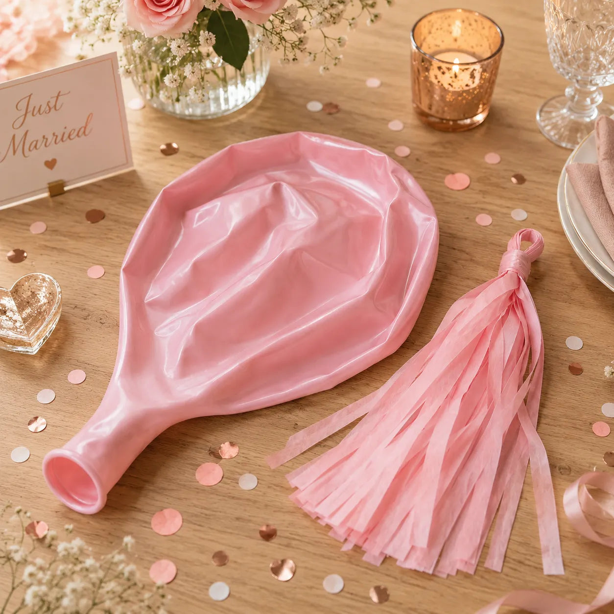 Ballon Géant Rose en Latex Pratique