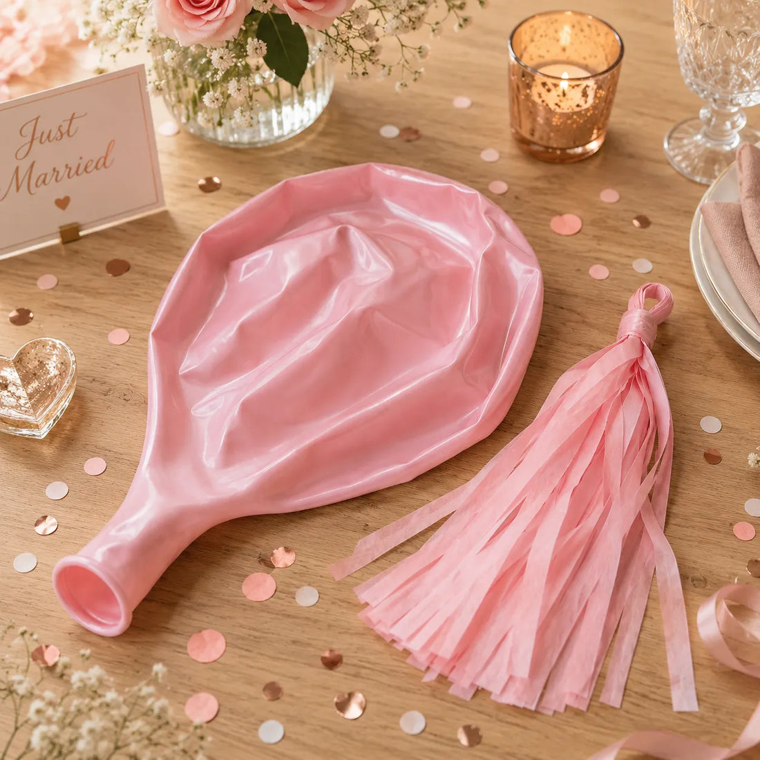 Ballon Géant Rose en Latex Pratique