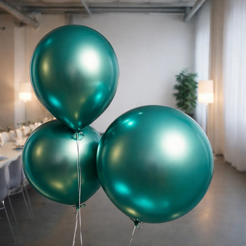 Ballon Géant Vert Métallisé
