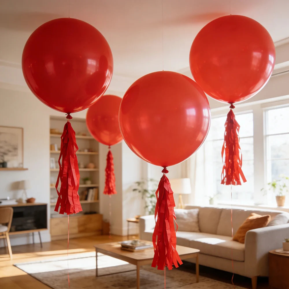 Ballon Géant en Latex Rouge Original