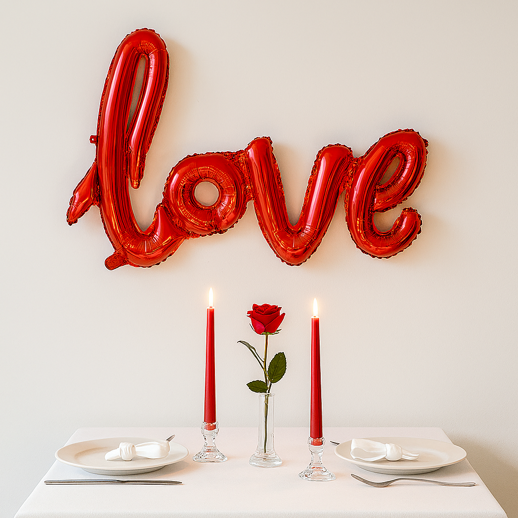 Ballon Gonflable Love Rouge