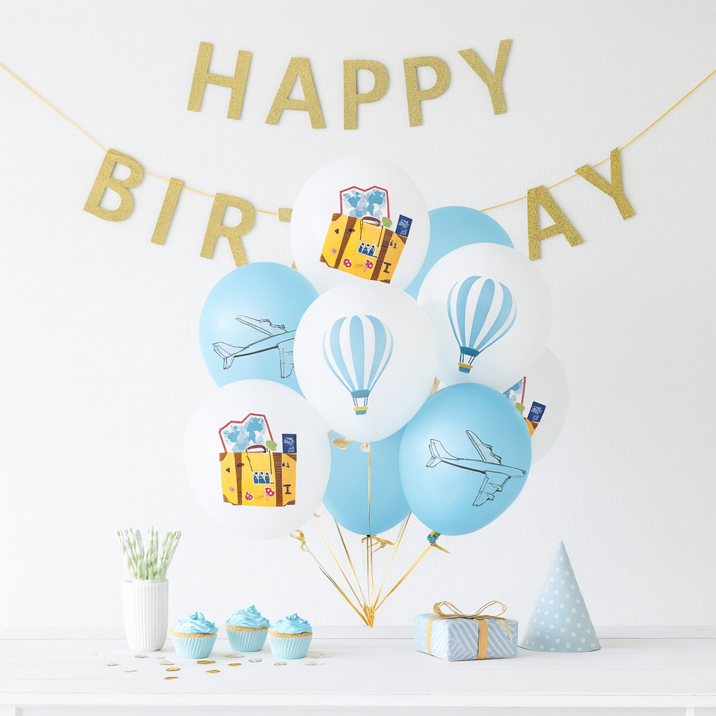 Ballon Gonflable Thème Voyage