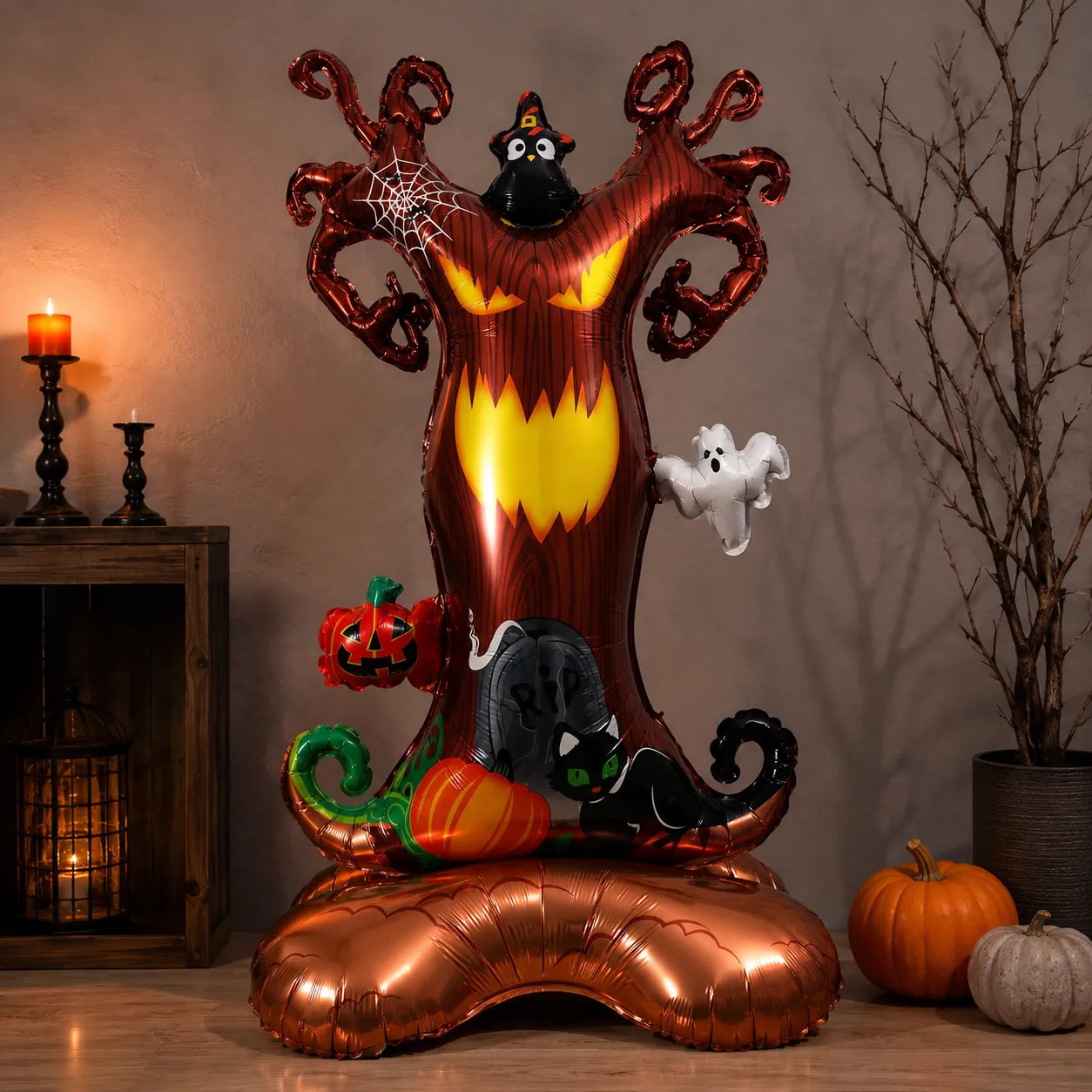 Ballon Gonflable XXL Arbre Effrayant Halloween Original