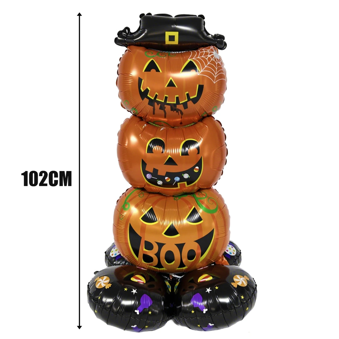 Ballon Gonflable XXL Citrouilles Halloween Taille