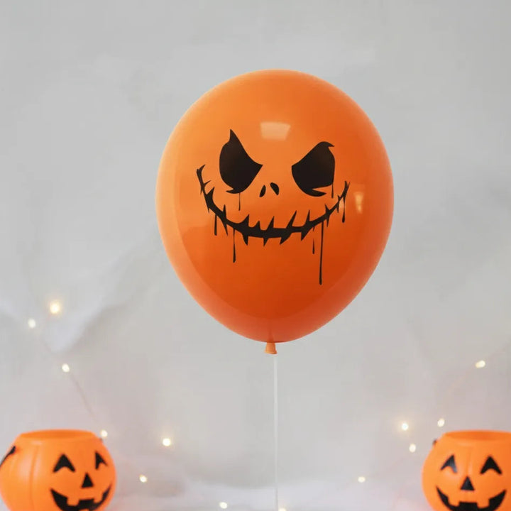 Ballon Halloween Orange Terrifiant