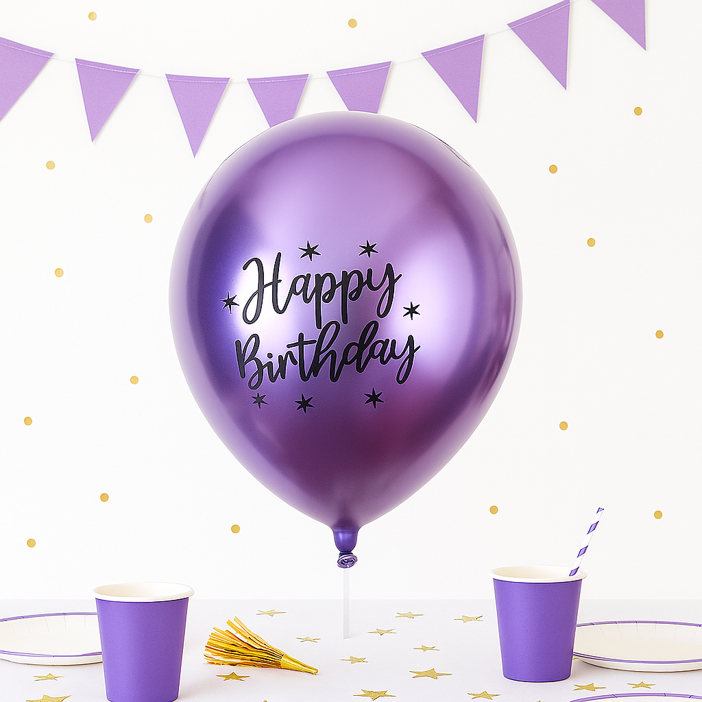 Ballon Happy Birthday Violet
