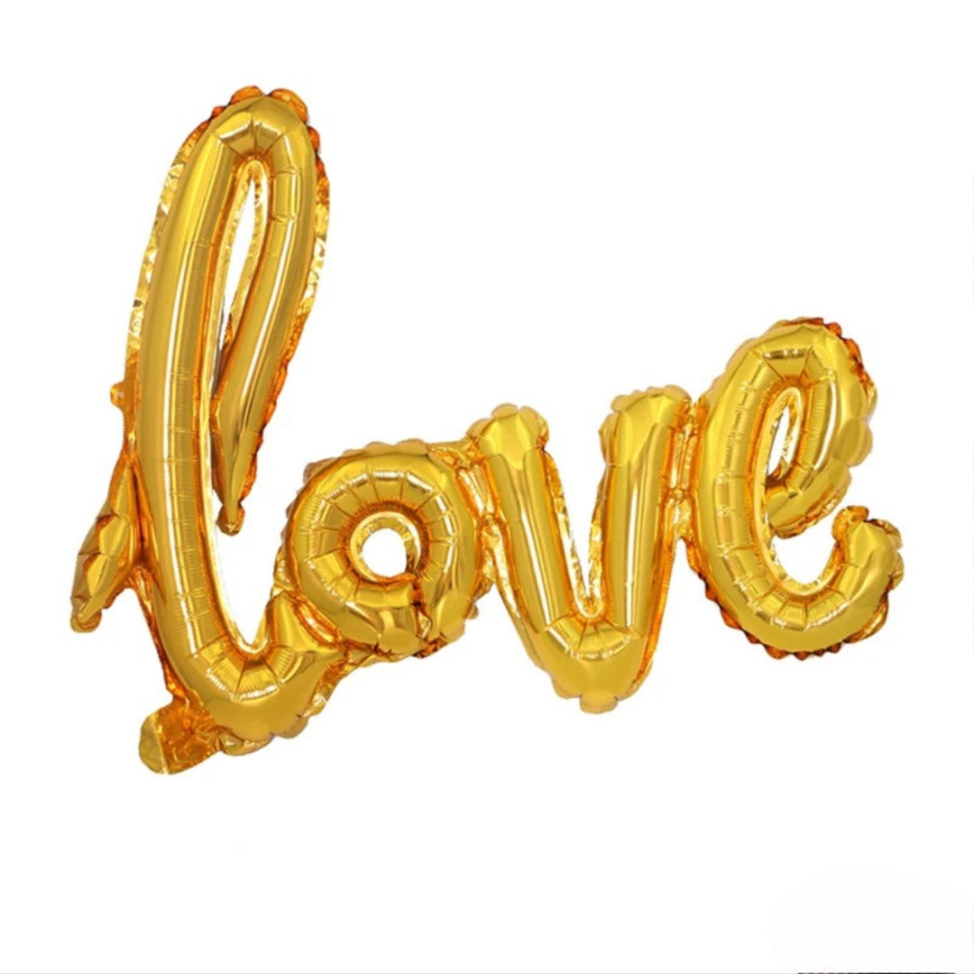 Ballon Love Doré Design