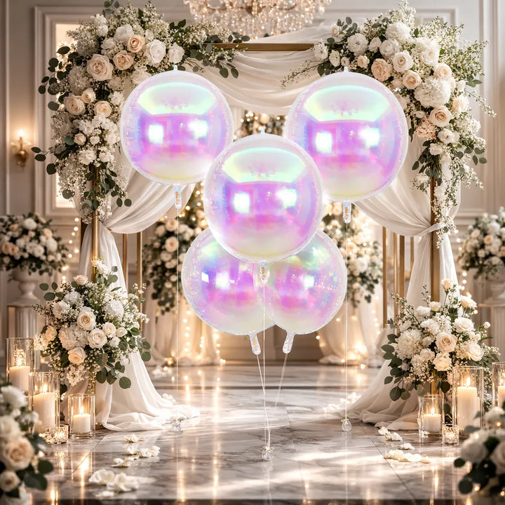 Ballon Mariage 4D Irisé