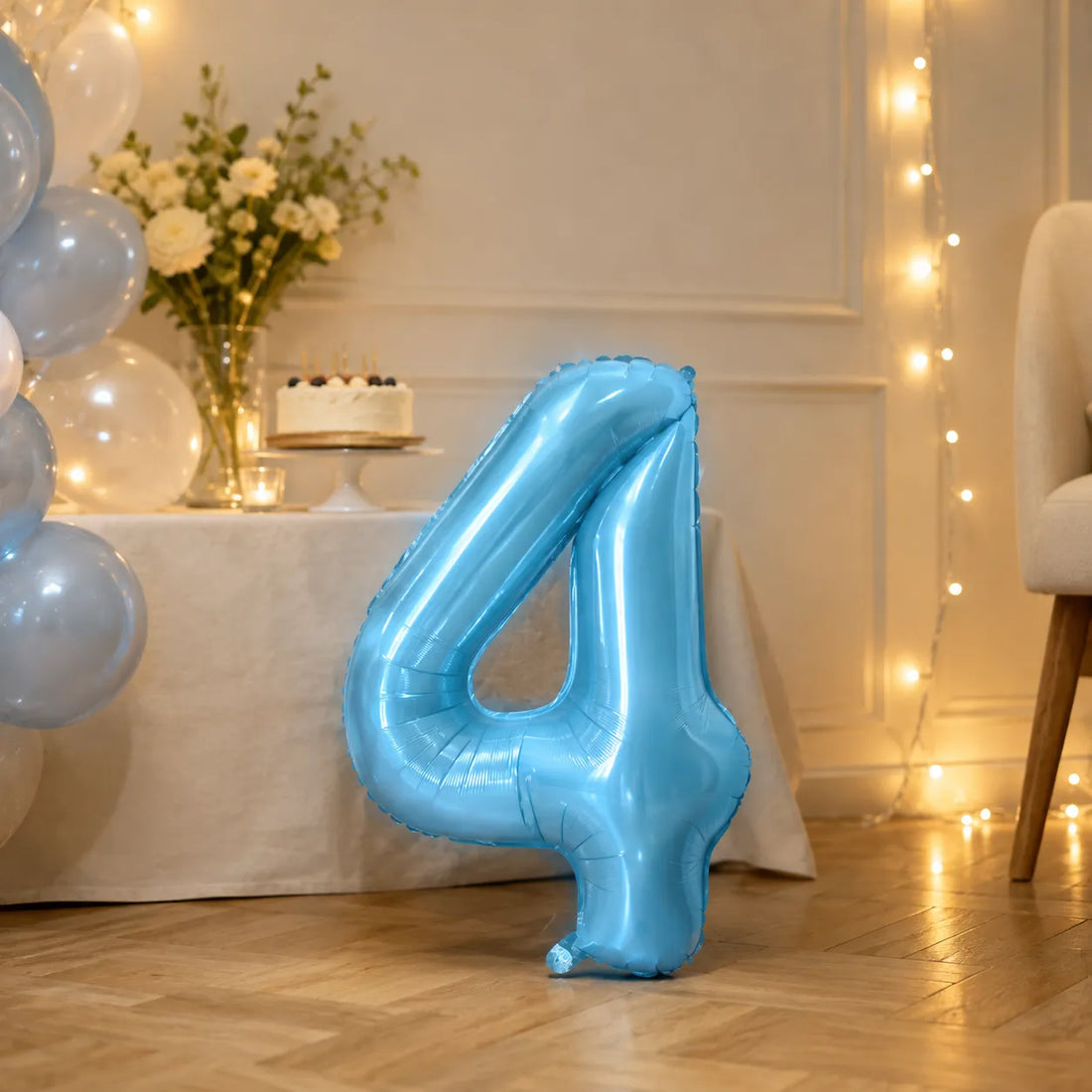 Ballon Numérique Bleu Ciel 4