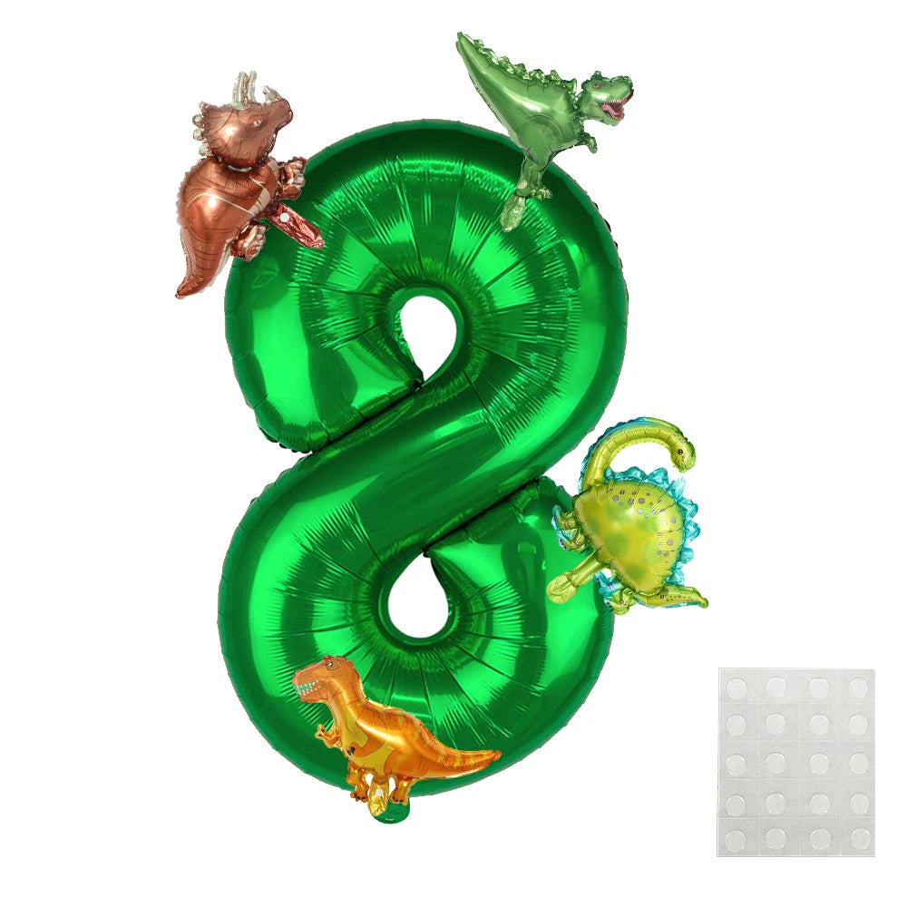 Ballon Numérique Dinosaure Kawai