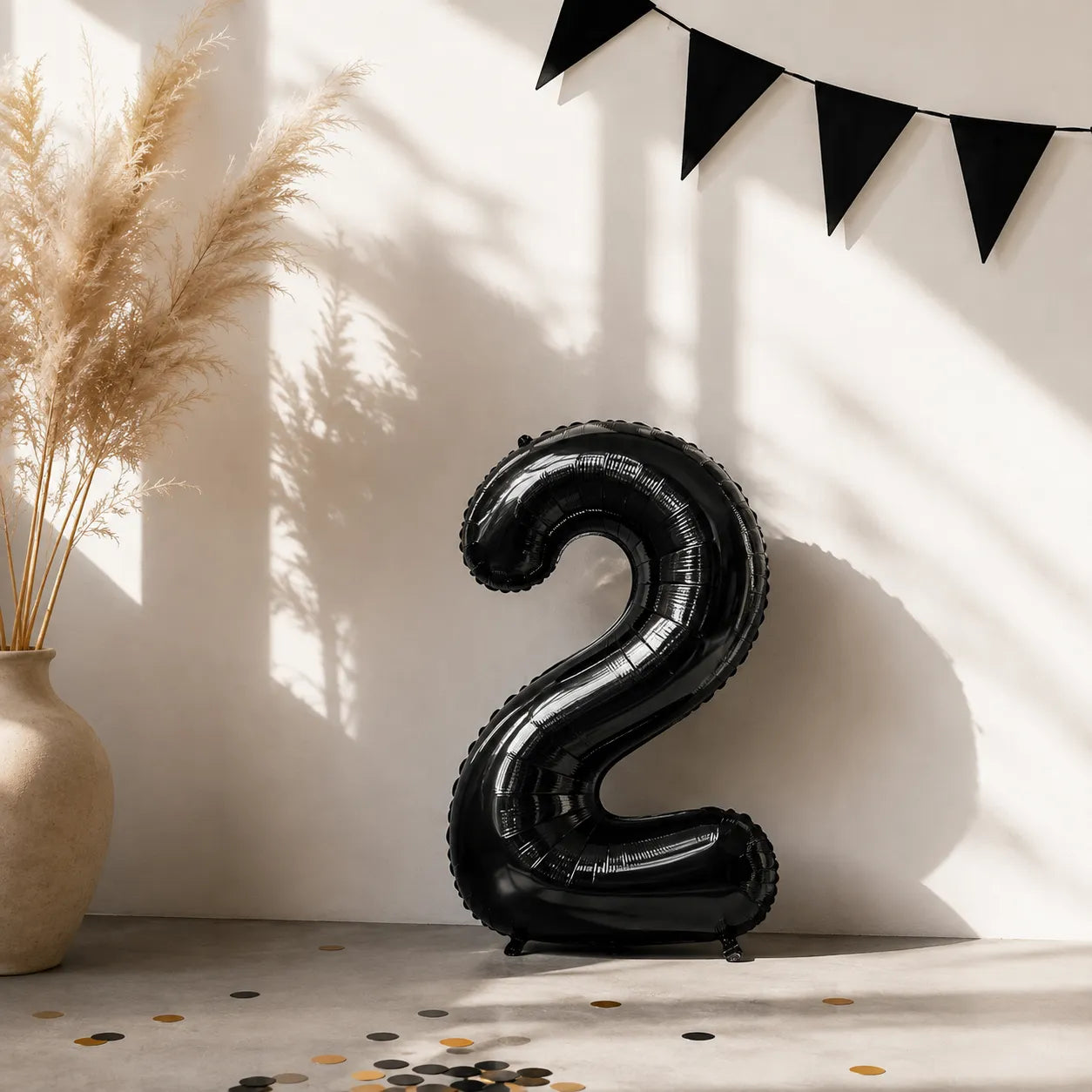 Ballon Numérique Noir Beau