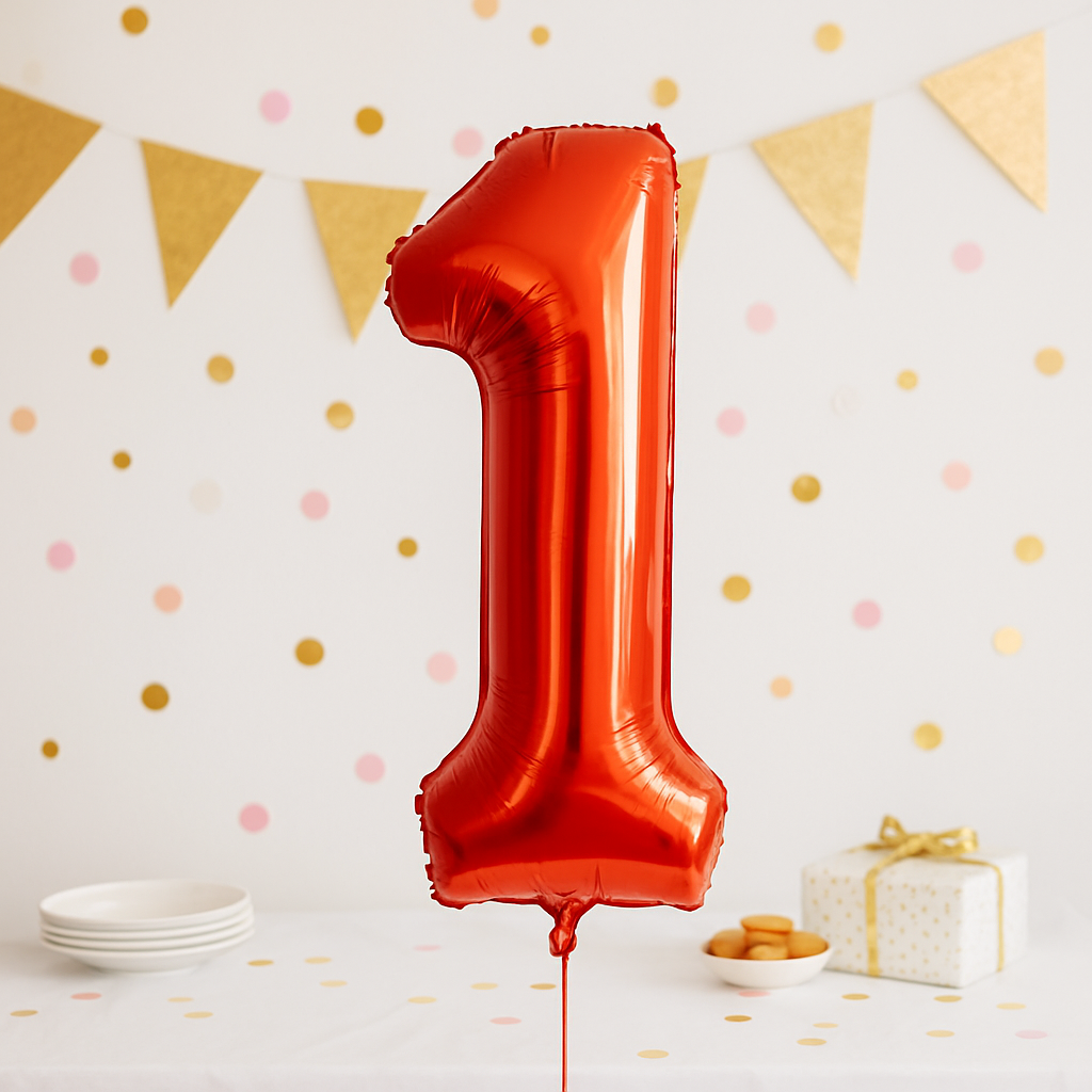 Ballon Numérique Rouge