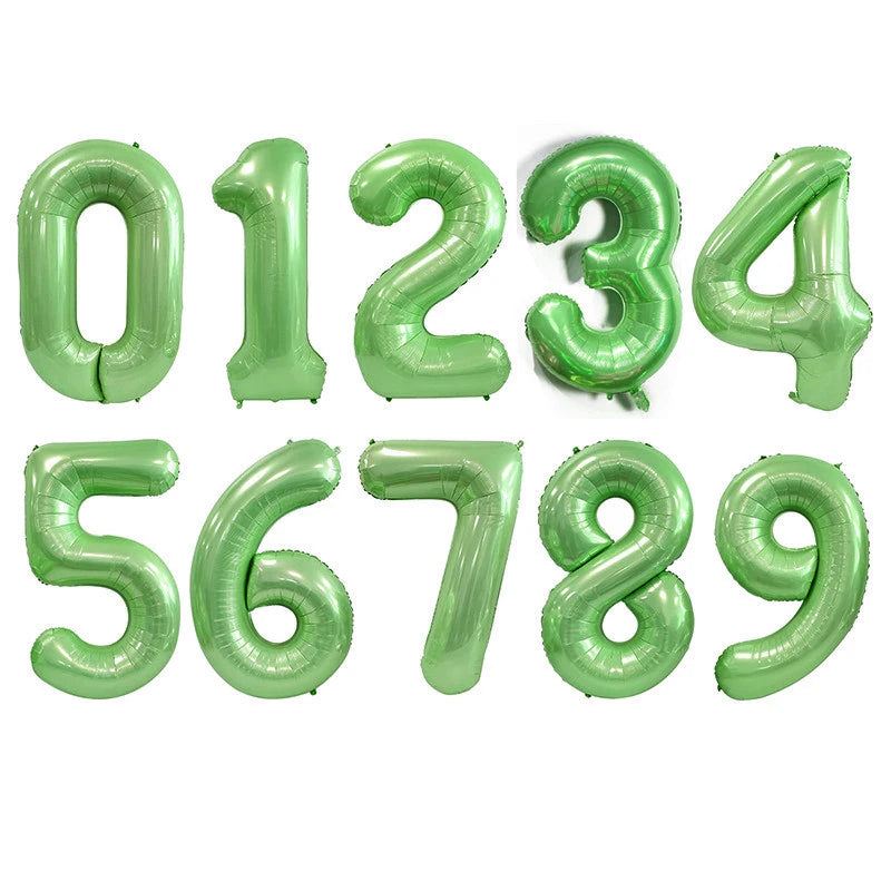 Ballon Numérique Vert Tendre