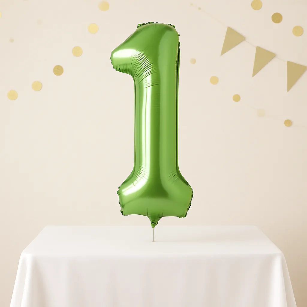 Ballon Numérique Vert Tendre 1