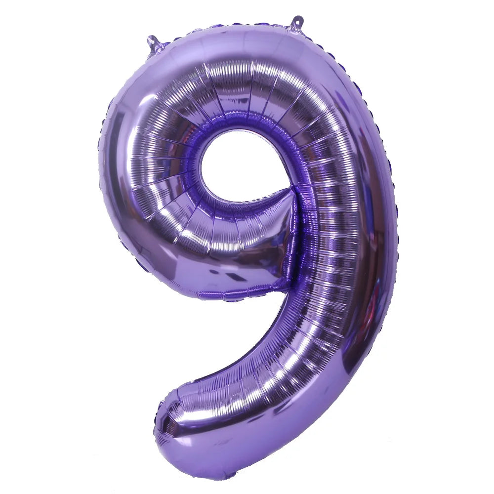 Ballon Numérique Violet Robuste