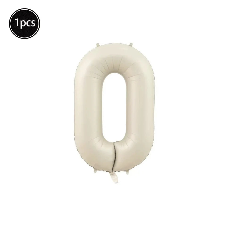 Ballon Numérique XXL Blanc Cassé