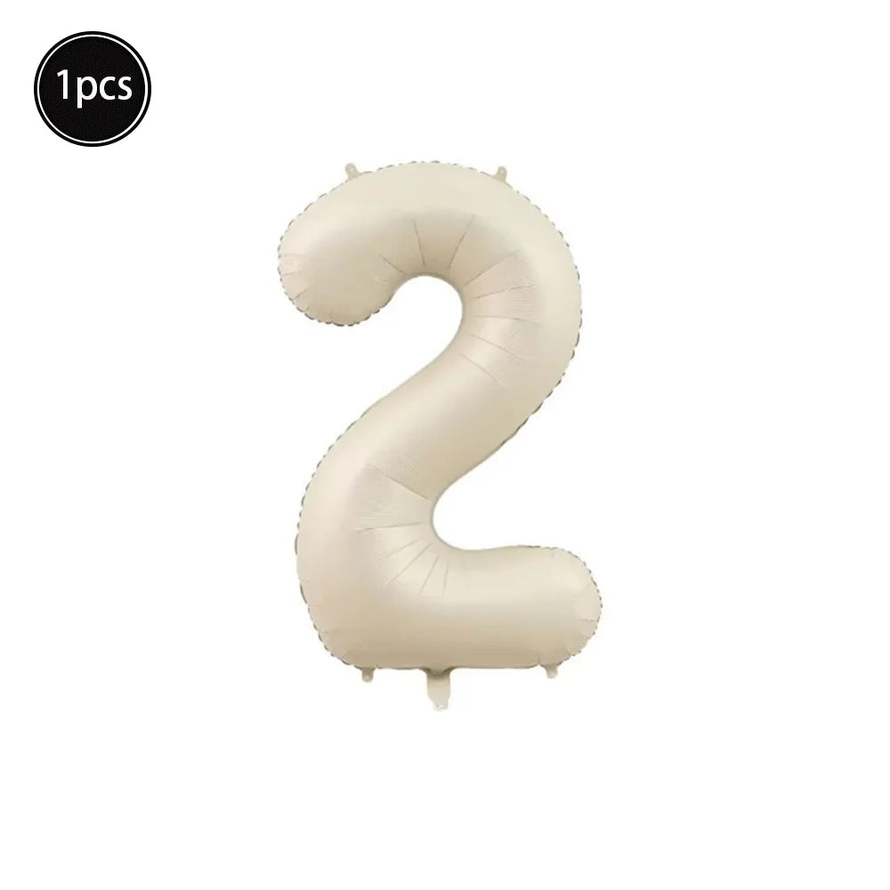 Ballon Numérique XXL Blanc Cassé Original