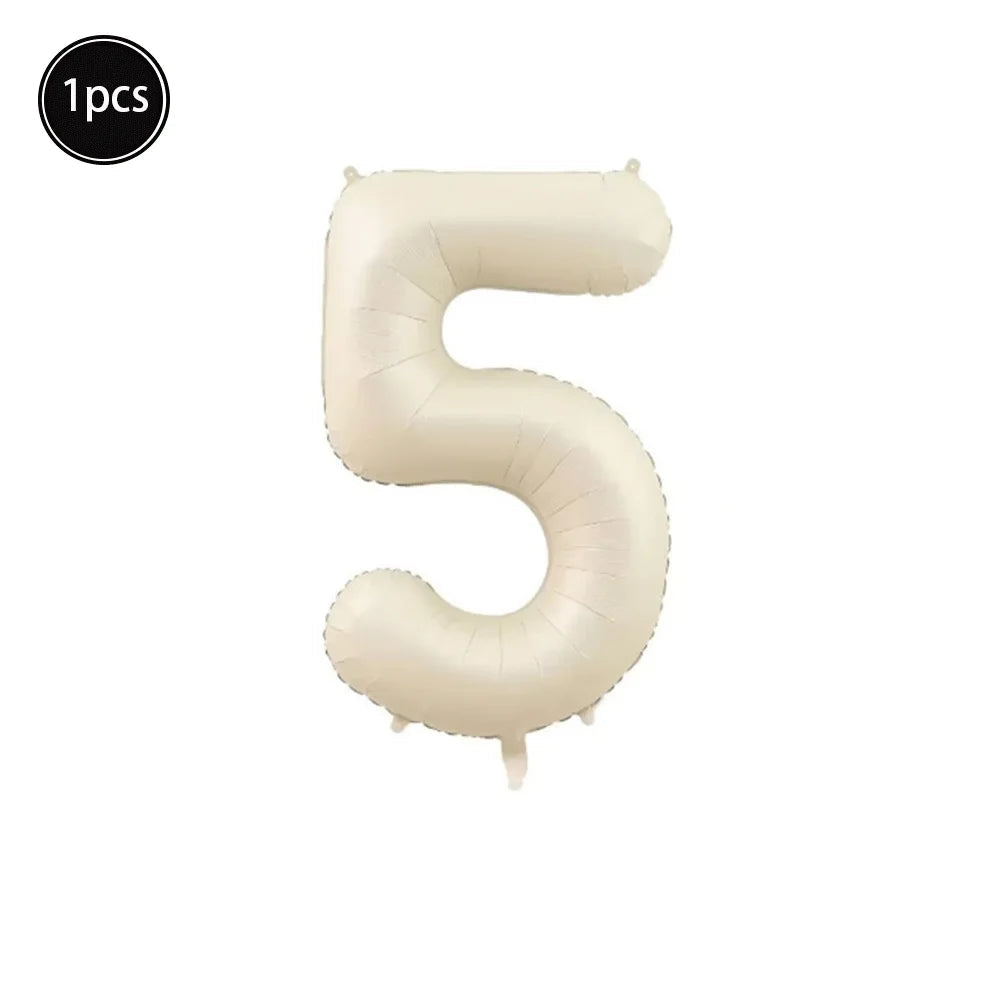Ballon Numérique XXL Blanc Cassé Parfait