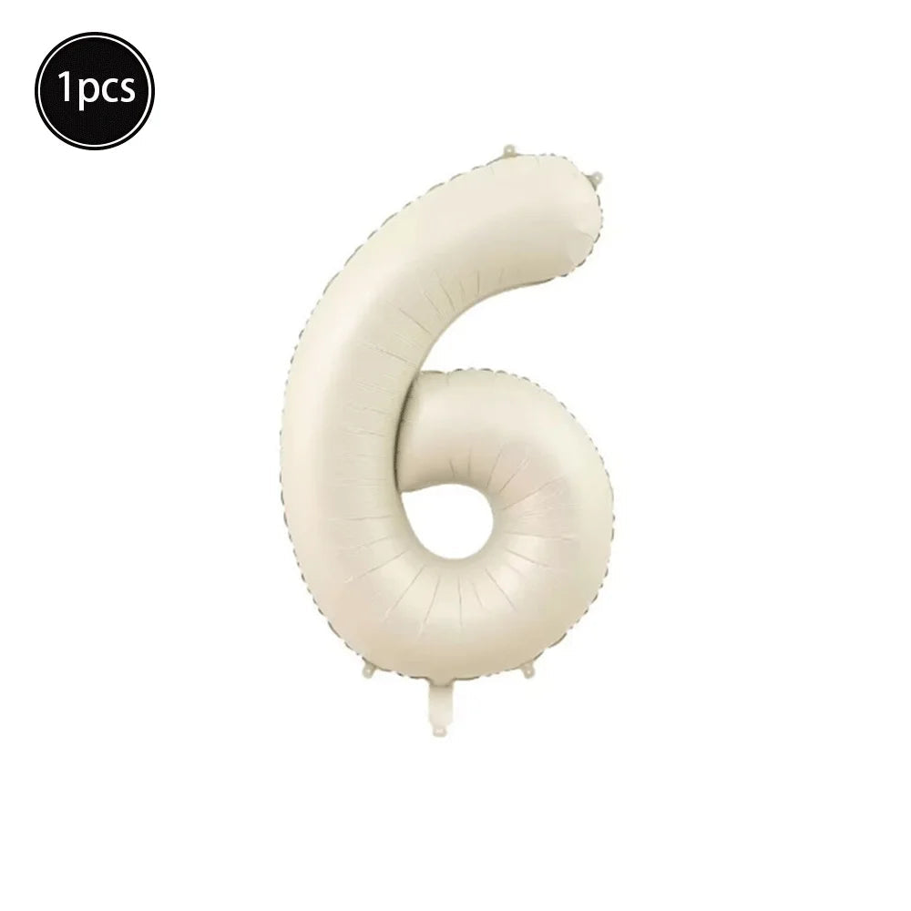 Ballon Numérique XXL Blanc Cassé Robuste
