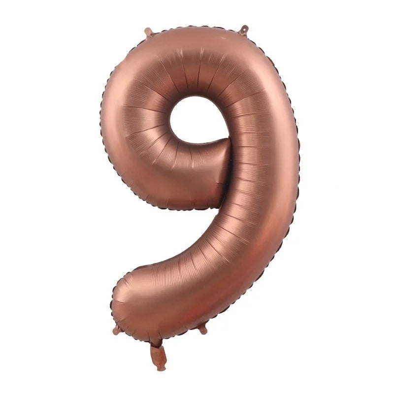 Ballon Numérique XXL Couleur Café Authentique