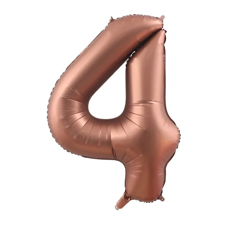 Ballon Numérique XXL Couleur Café Design