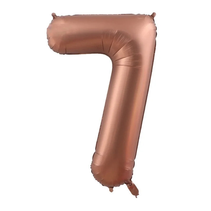 Ballon Numérique XXL Couleur Café Durable