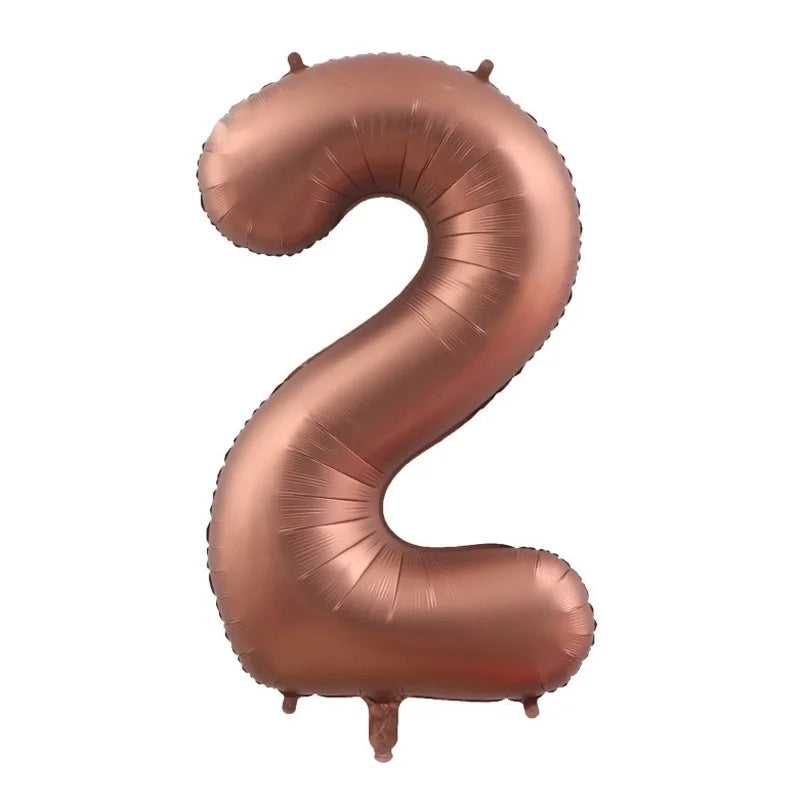 Ballon Numérique XXL Couleur Café Pratique