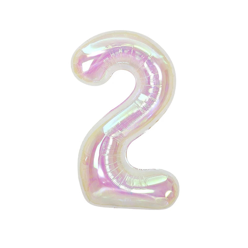 Ballon Numérique XXL Irisé Tendance