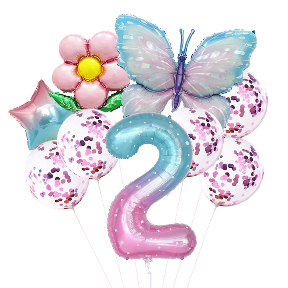 Ballon Numériques Papillon et Fleur Kawai