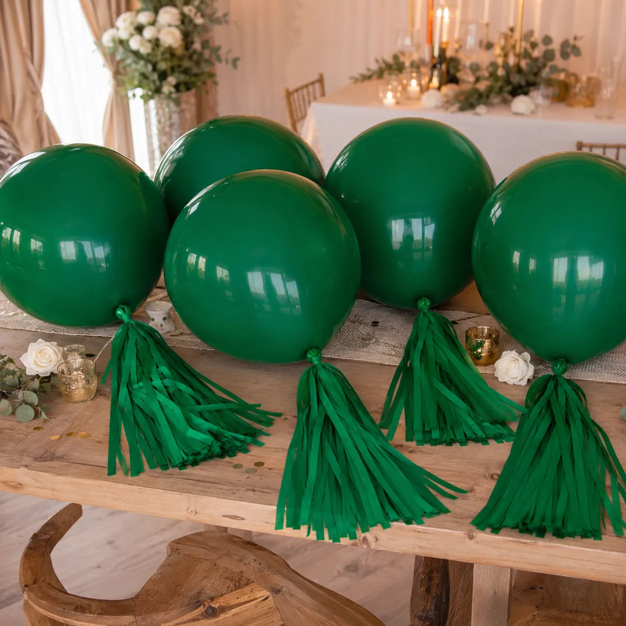Ballon Vert Emeraude XXL Pratique