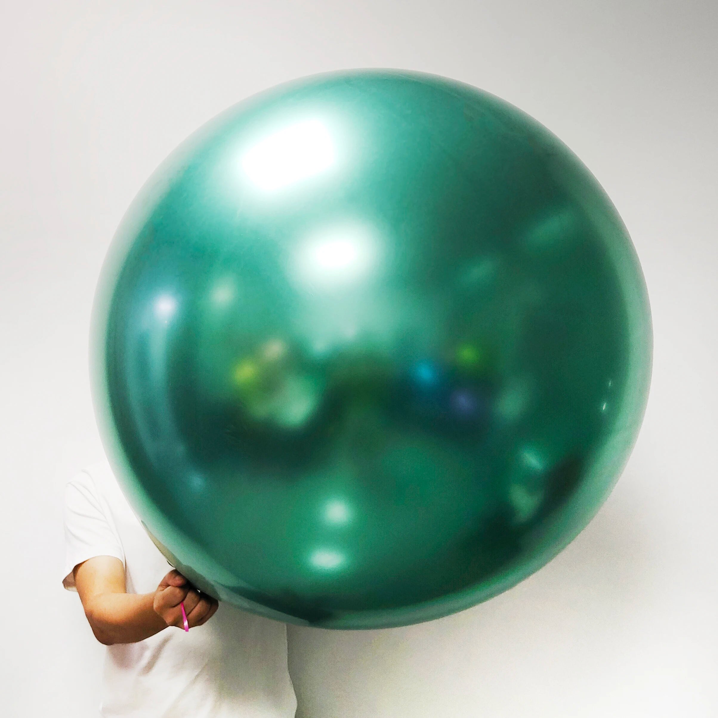 Ballon Vert XXL Métallisé Décoratif Original