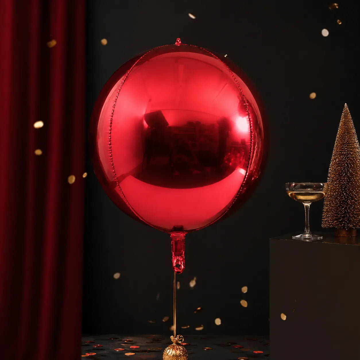 Ballon XXL 4D Rouge Beau