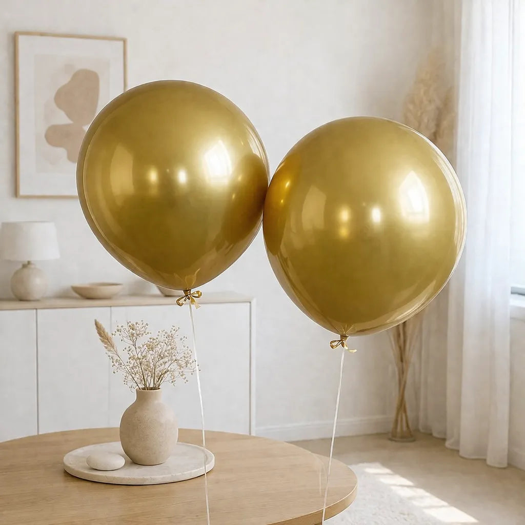 Ballon XXL Doré Métallisé