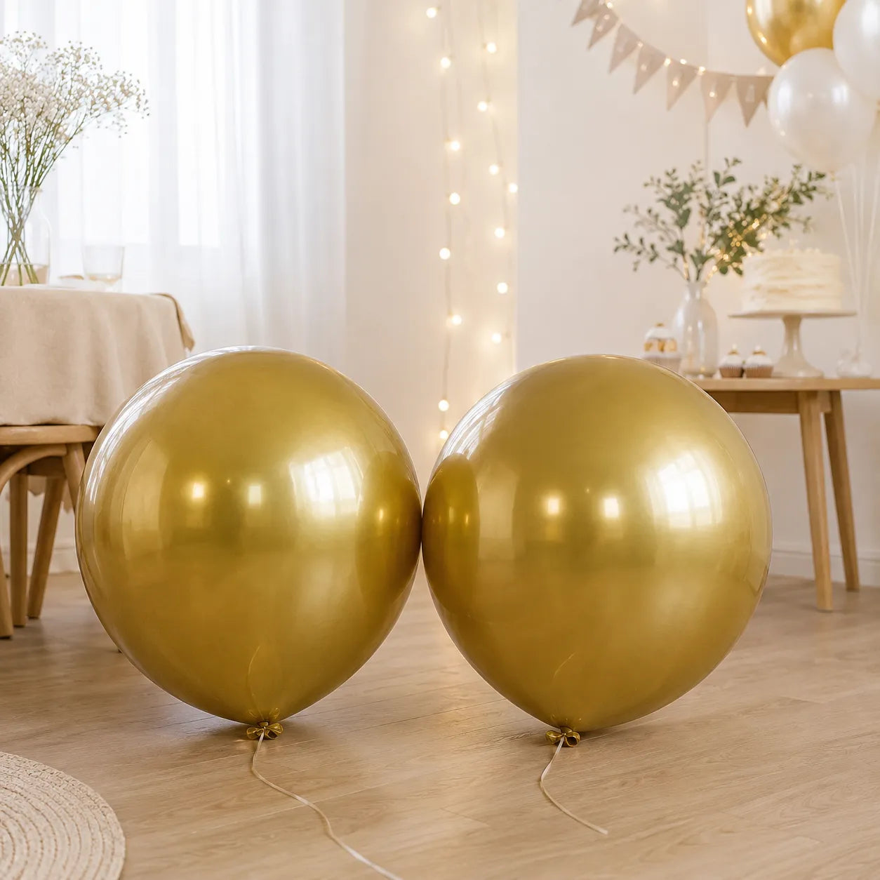 Ballon XXL Doré Métallisé Pratique