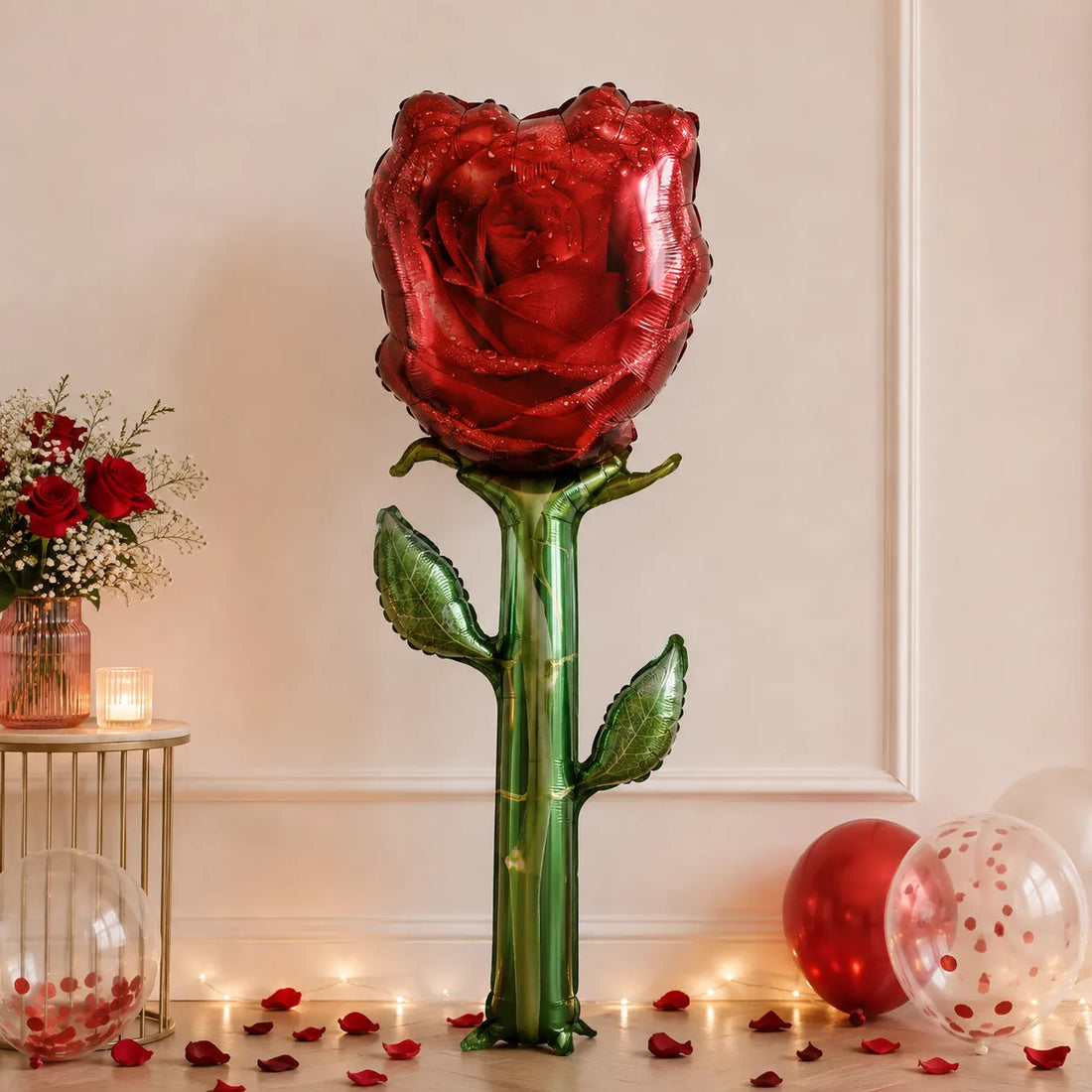 Ballon XXL Fleur de Rose Pratique